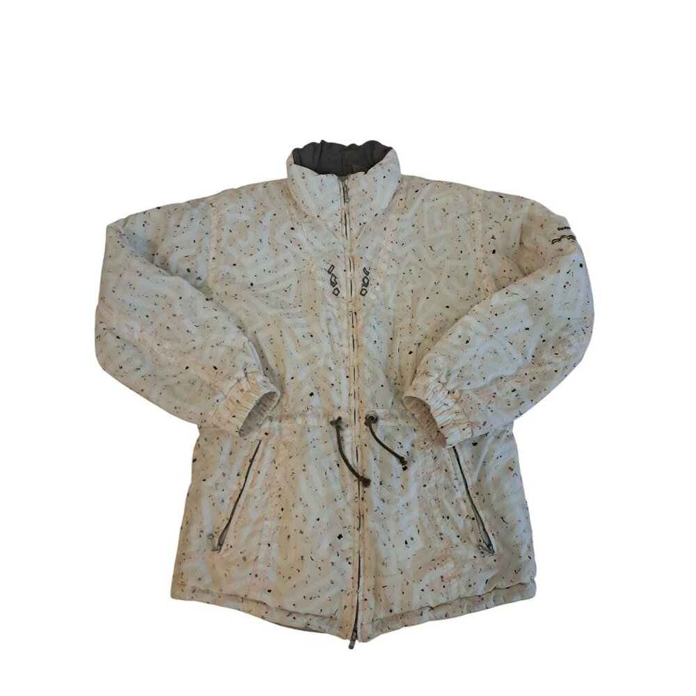 Womens Vintage Sunice Puffer Ski Jacket 1990s Southwest Spatter Retro Size 12